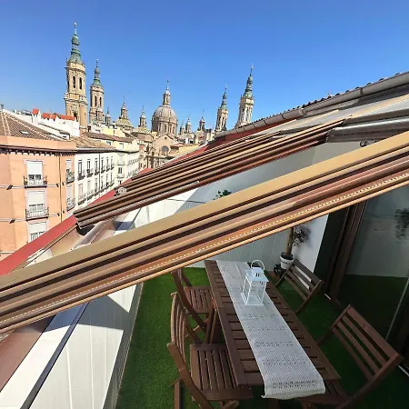 Апартаменты Dos Torres Elrond Atico Con Solarium Y Vistas Al Pilar